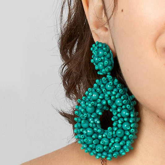 BOHEMIAN WOVEN BEADED EARRINGS_CWAJE0973