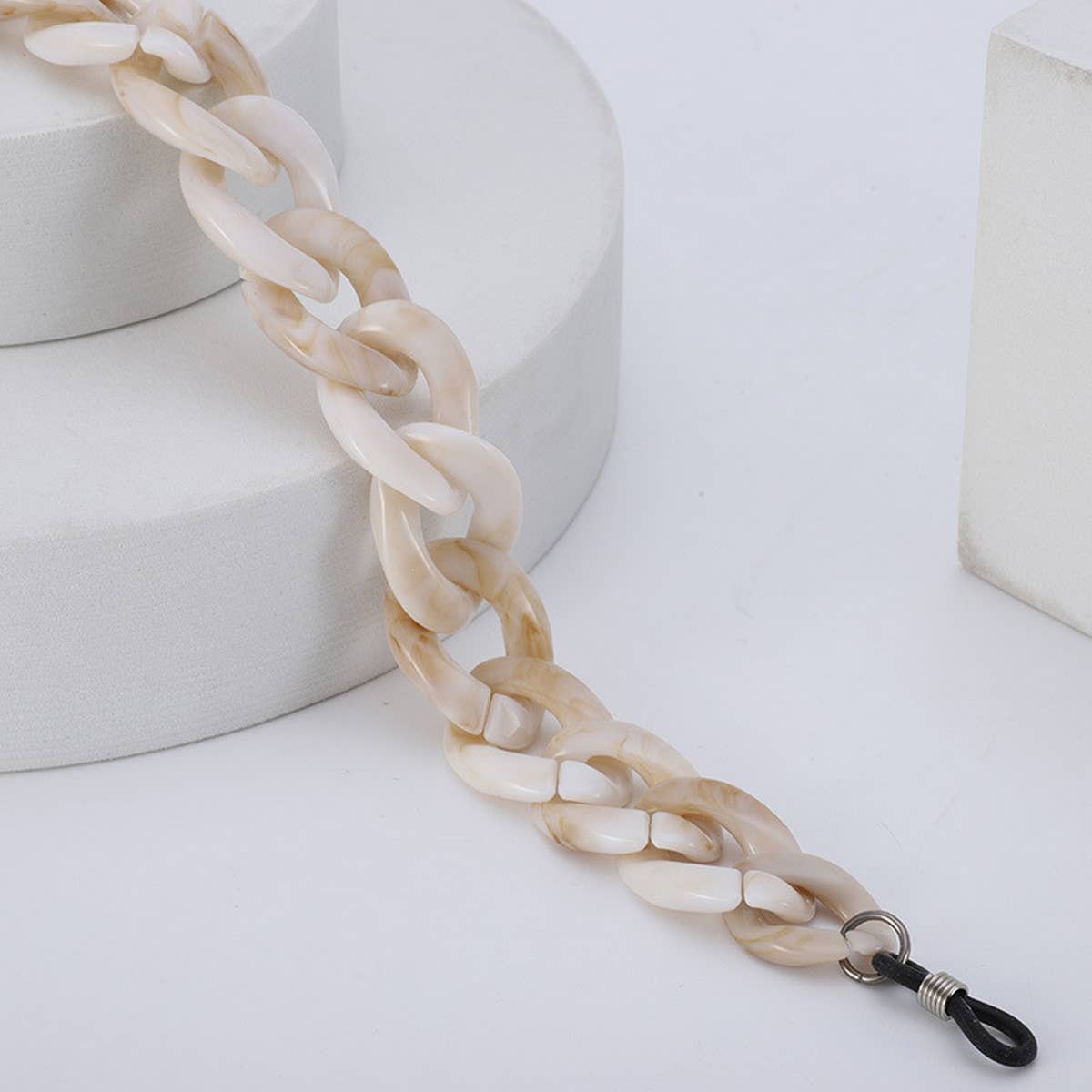 WOMEN CHAIN IRREGULAR GLASSES HANGING CHAIN