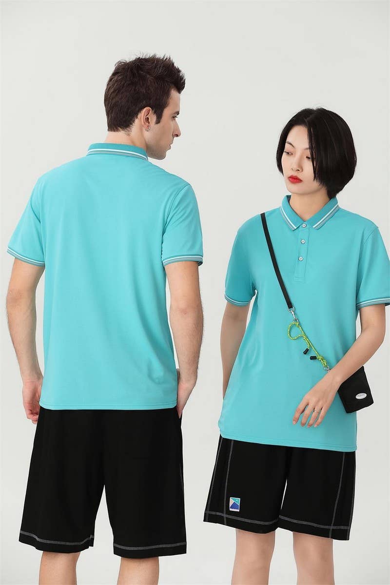 CWTBLS02417_ICE SILK COTTON SHORT SLEEVE POLO SHIRT