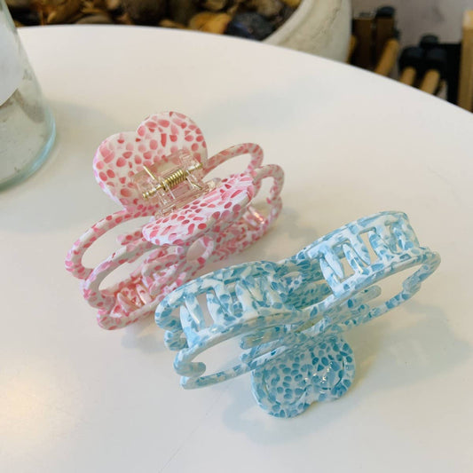 CWAHA1534_CAT FACE BOW HAIR CLAW CLIP