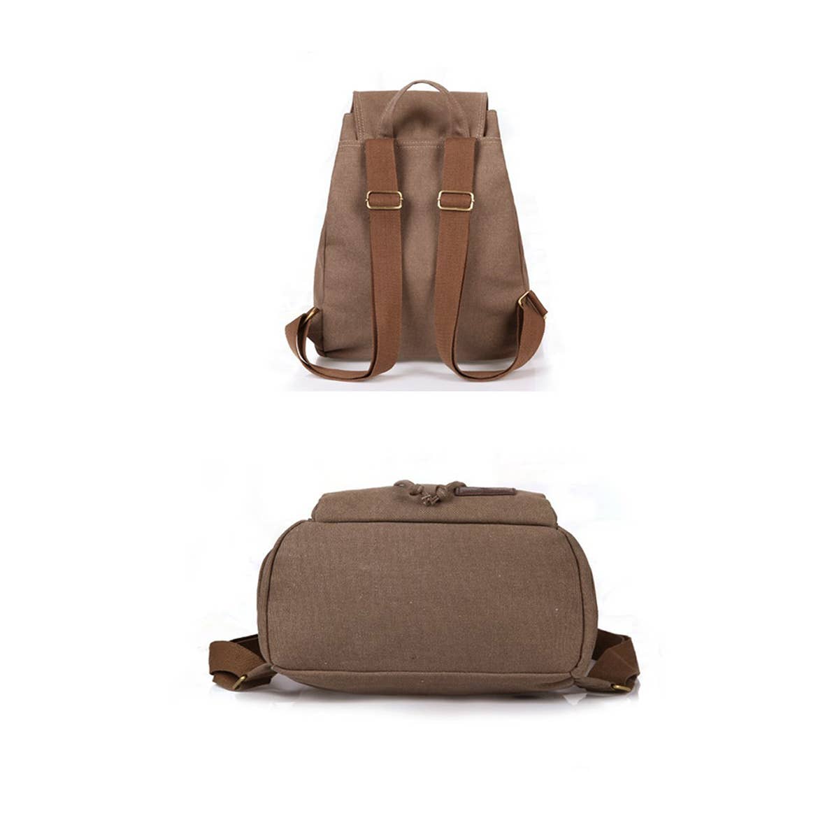 BACK-TO-SCHOOL CANVAS BACKPACK,LAPTOP COMPARTMENT_CWAB2212