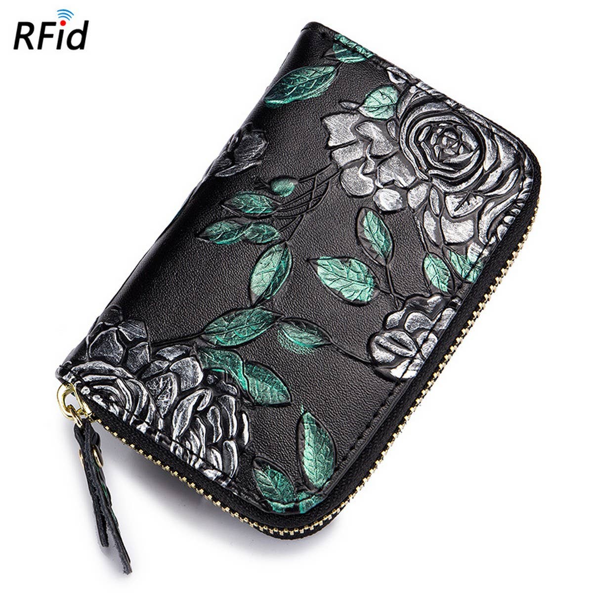 FASHION GENUINE LEATHER NFC MINI MULTI-CARD HOLDER_CWAB3876