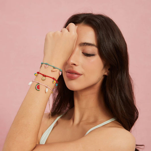 Creative Cotton Rope Bracelet with Shell & Eye