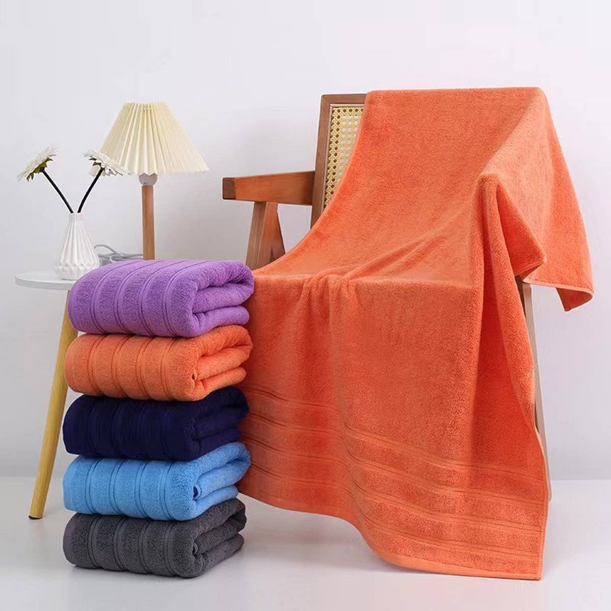 THREE-PIECE COTTON HOUSEHOLD ABSORBENT TOWEL