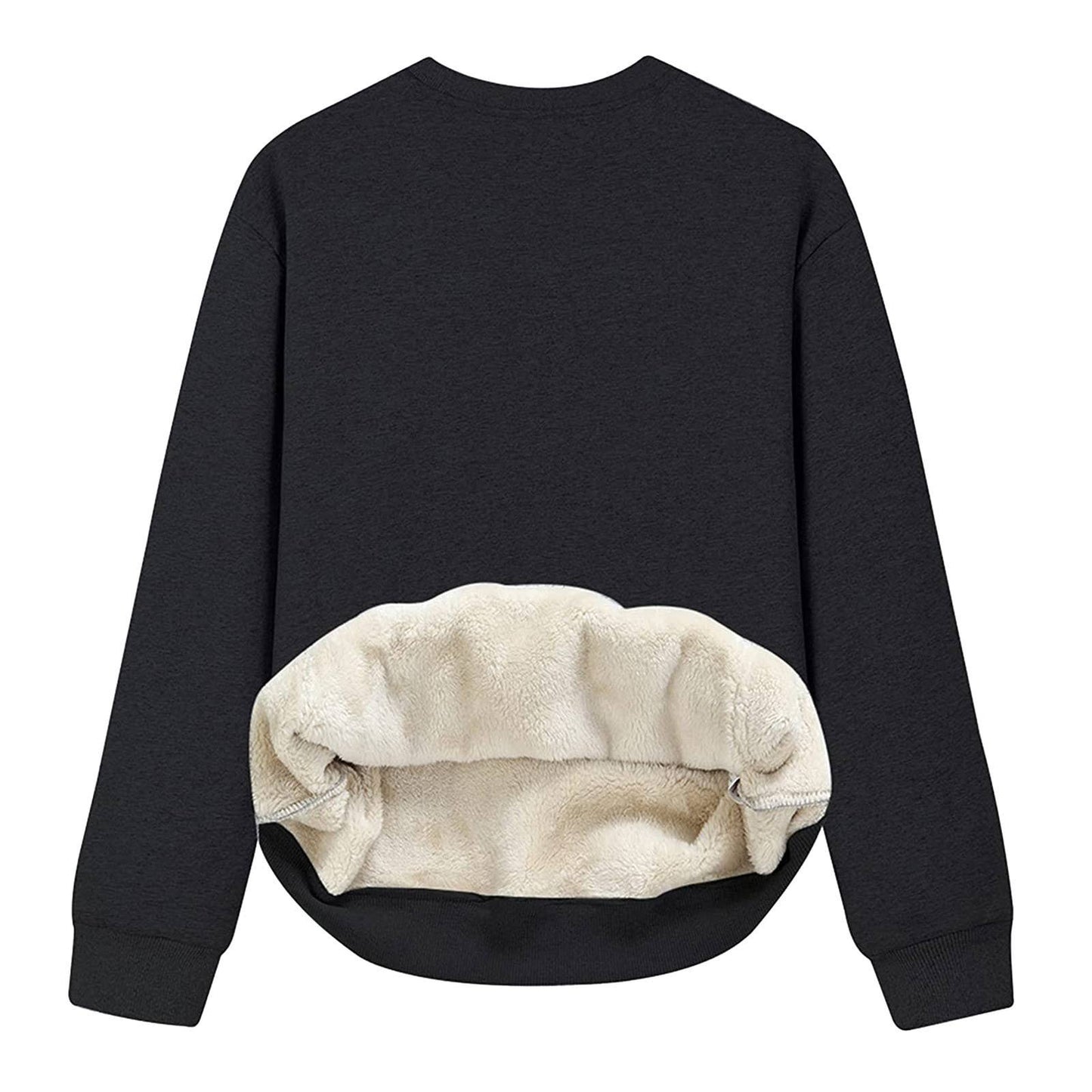 CREW-NECK THICKENED TO WEAR A BOTTOM HOODIE