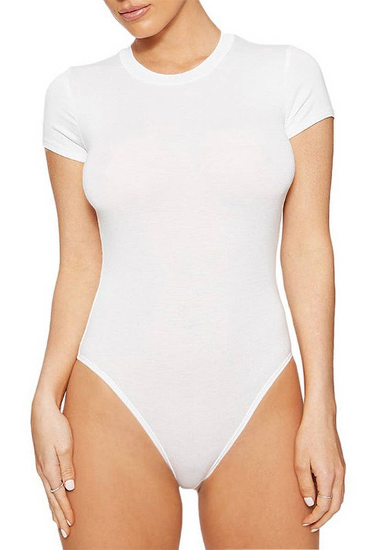 CWSJS1371_SUMMER NEW CASUAL SHORT-SLEEVED TIGHTS