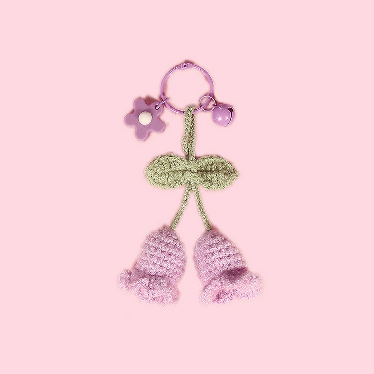 HAND-WOVEN LILY OF THE VALLEY FLOWER PENDANTS