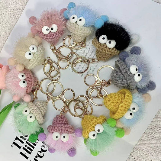 CWMM10414_SOOT SPRITE KEYCHAIN CUTE BAG CHARM