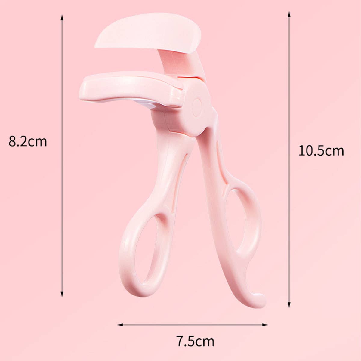 Frameless Lash Curler, One-Press Natural Curl