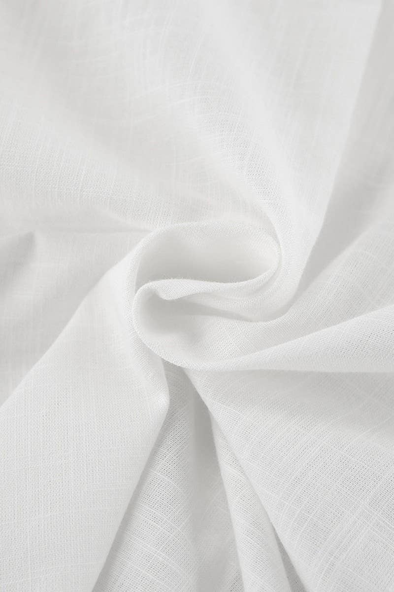 CWSPJ0326_COTTON AND LINEN LONG SLEEVE PANTS PAJAMA SET