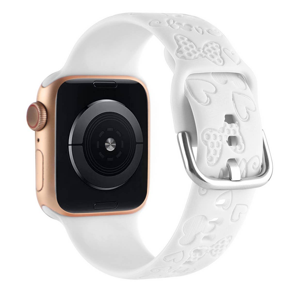 IWATCH8-1 ENGRAVED SILICONE APPLE WATCH9 STRAP