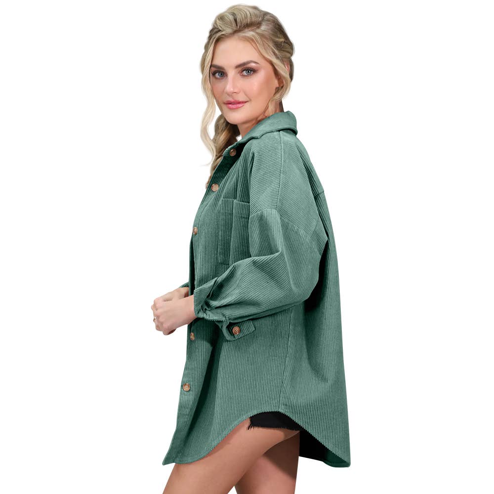 CWOJA700_LOOSE FIT CORDUROY SHIRTS JACKET