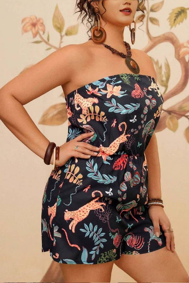 CWSJS00256_PRINTED HIGH-WAISTED OFF-THE-SHOULDER JUMPSUIT