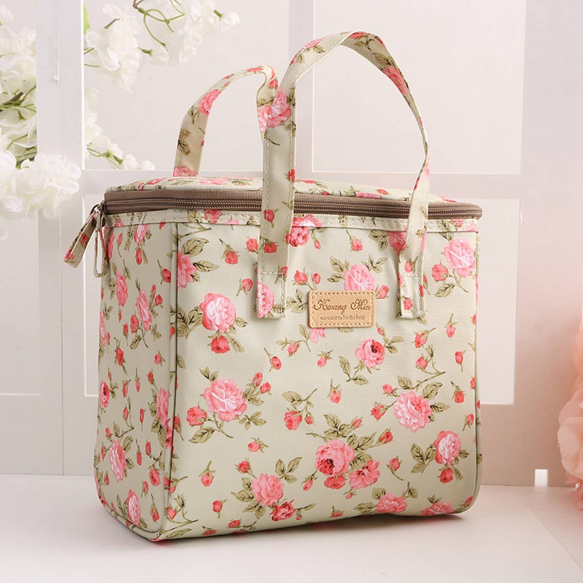 WATERPROOF CANVAS PORTABLE INSULATION BAG BENTO BAG_CWAB1720