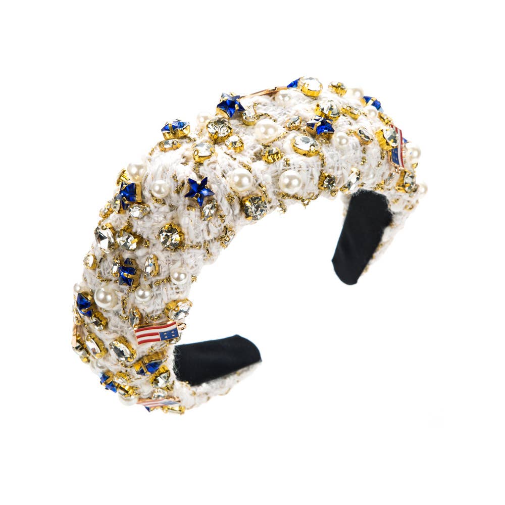 CHRISTMAS HEADBAND SMALL FRAGRANCE PEARL BELL