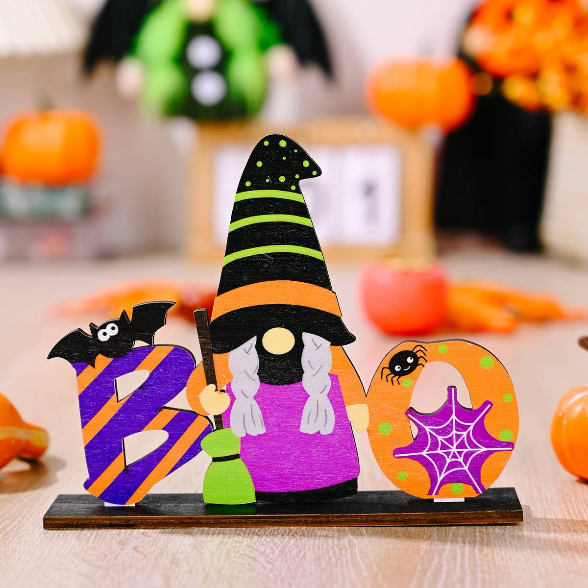 HALLOWEEN WOODEN DECORATIONS FOR HOME