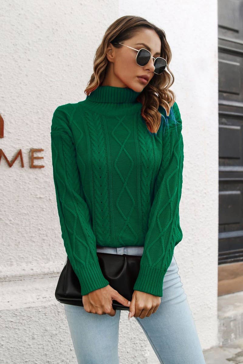 CWOSWL4090_SOLID COLOR TWISTED TURTLENECK SWEATER