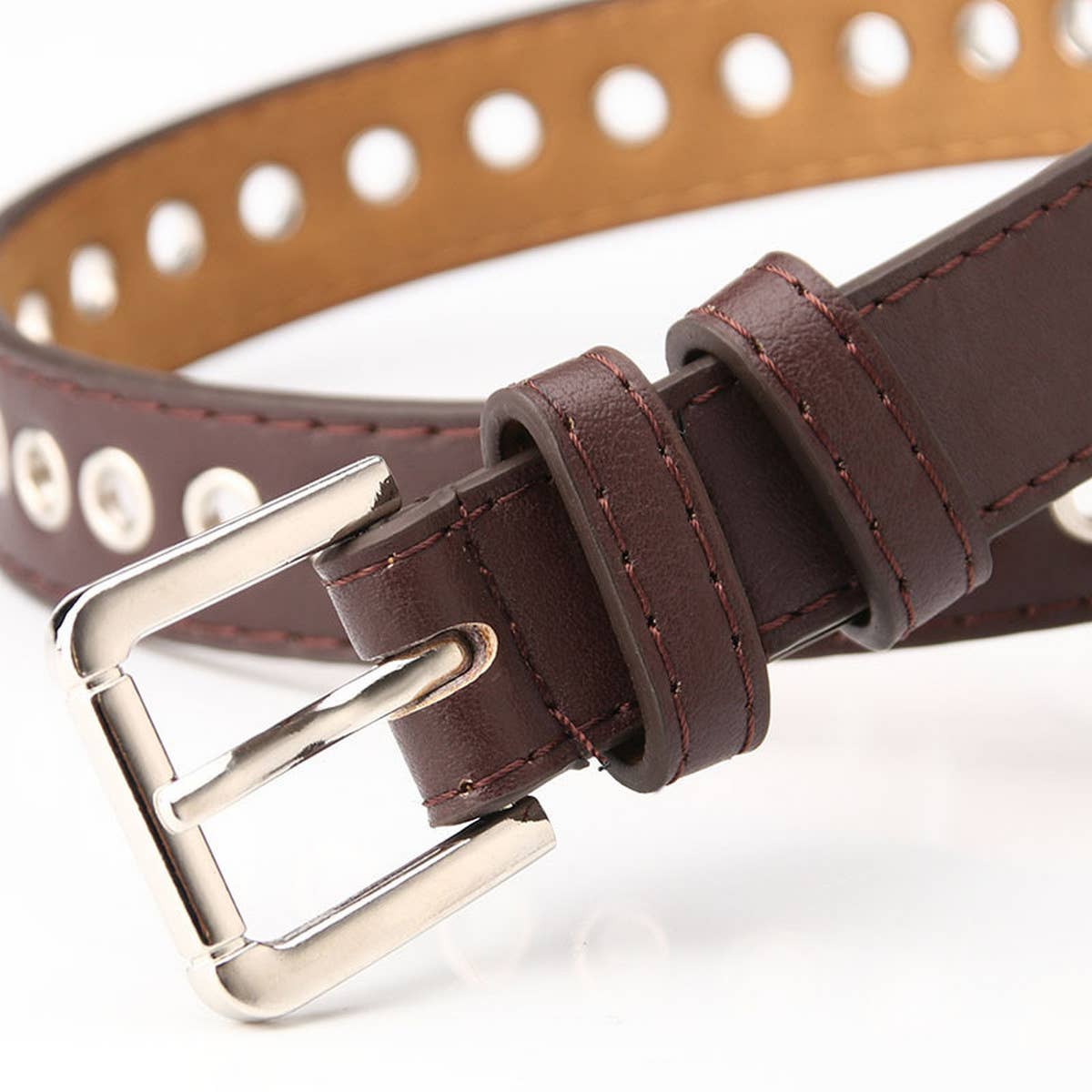 CWABE0913_FASHION HOLLOW FULL EYELET BELT