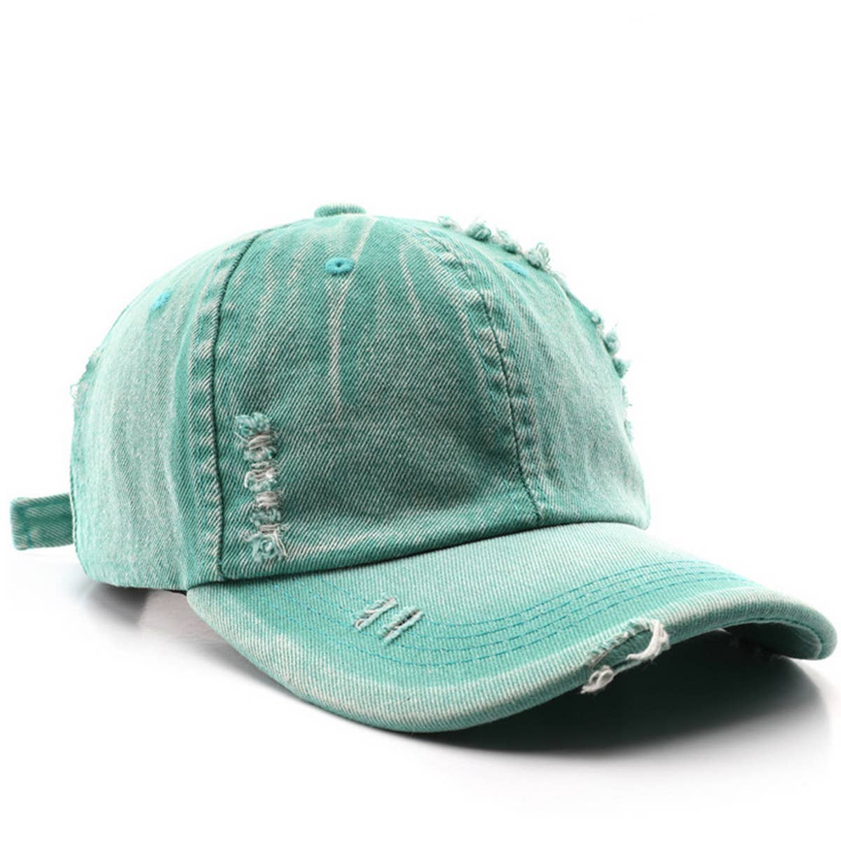 CWAH3218_RETRO HOLE TRAVEL WARM SUN VISOR BASEBALL CAP