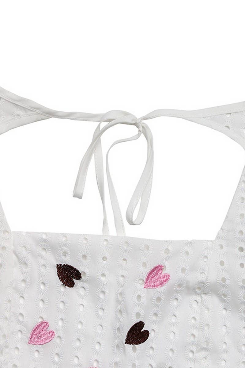 CWTBLS1995_CASUAL PUFF SLEEVE SWEETHEART SQUARE NECK SHIRT