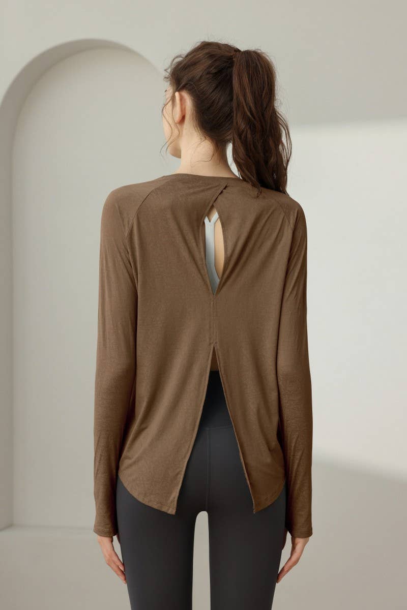 CWTBLL3630_HIGH-END SPORTS STYLE BEAUTIFUL BACK YOGA CLOTHES