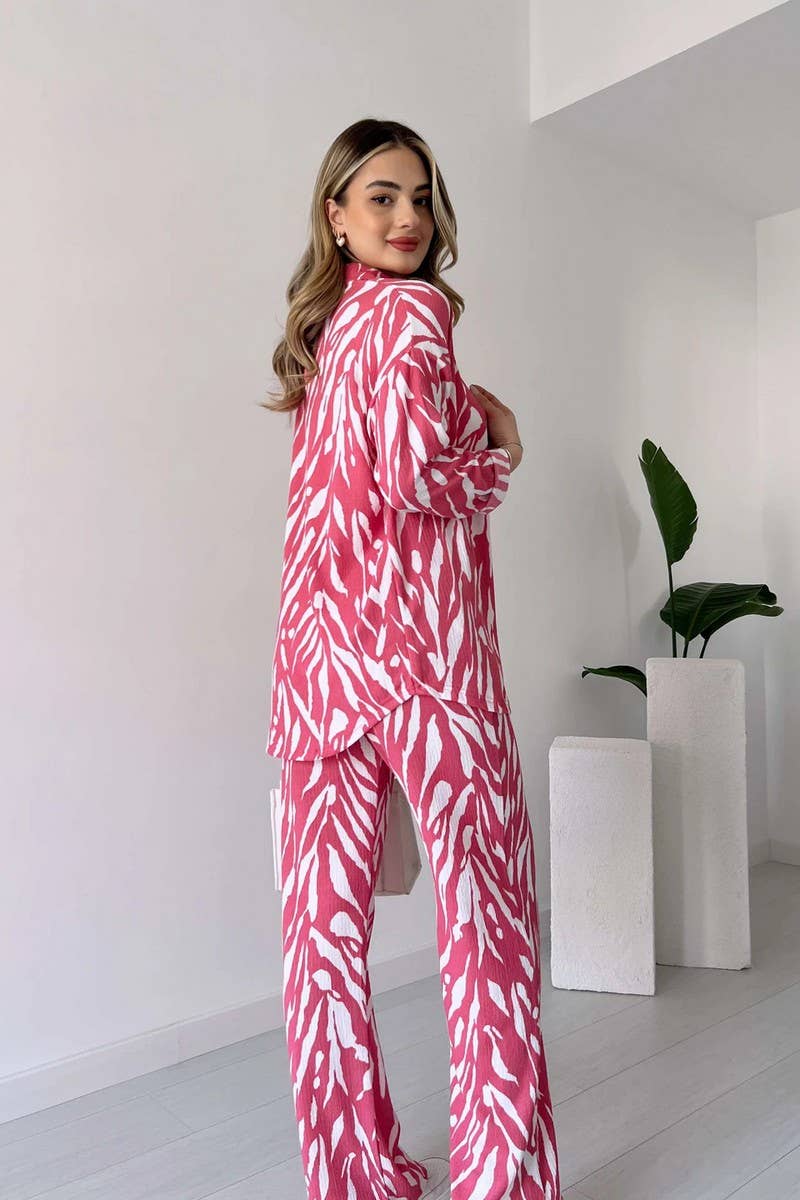 CWSS1062_SPRING WOMEN'S FASHION CASUAL TWO-PIECE SUIT