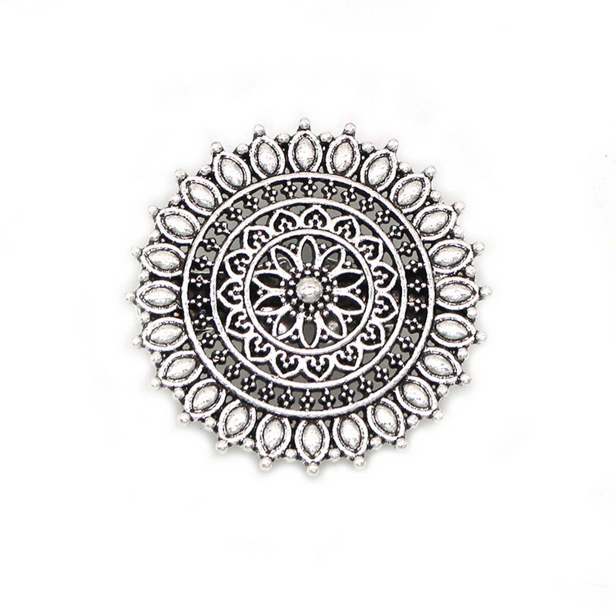 NEW COLLAR CLIP RETRO FLOWER CARDIGAN SHAWL CLIP