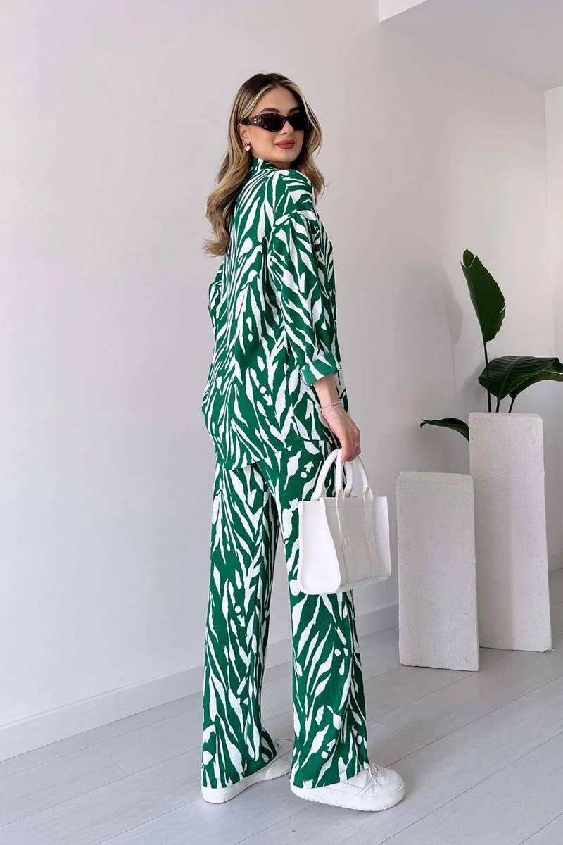 CWSS1062_SPRING WOMEN'S FASHION CASUAL TWO-PIECE SUIT