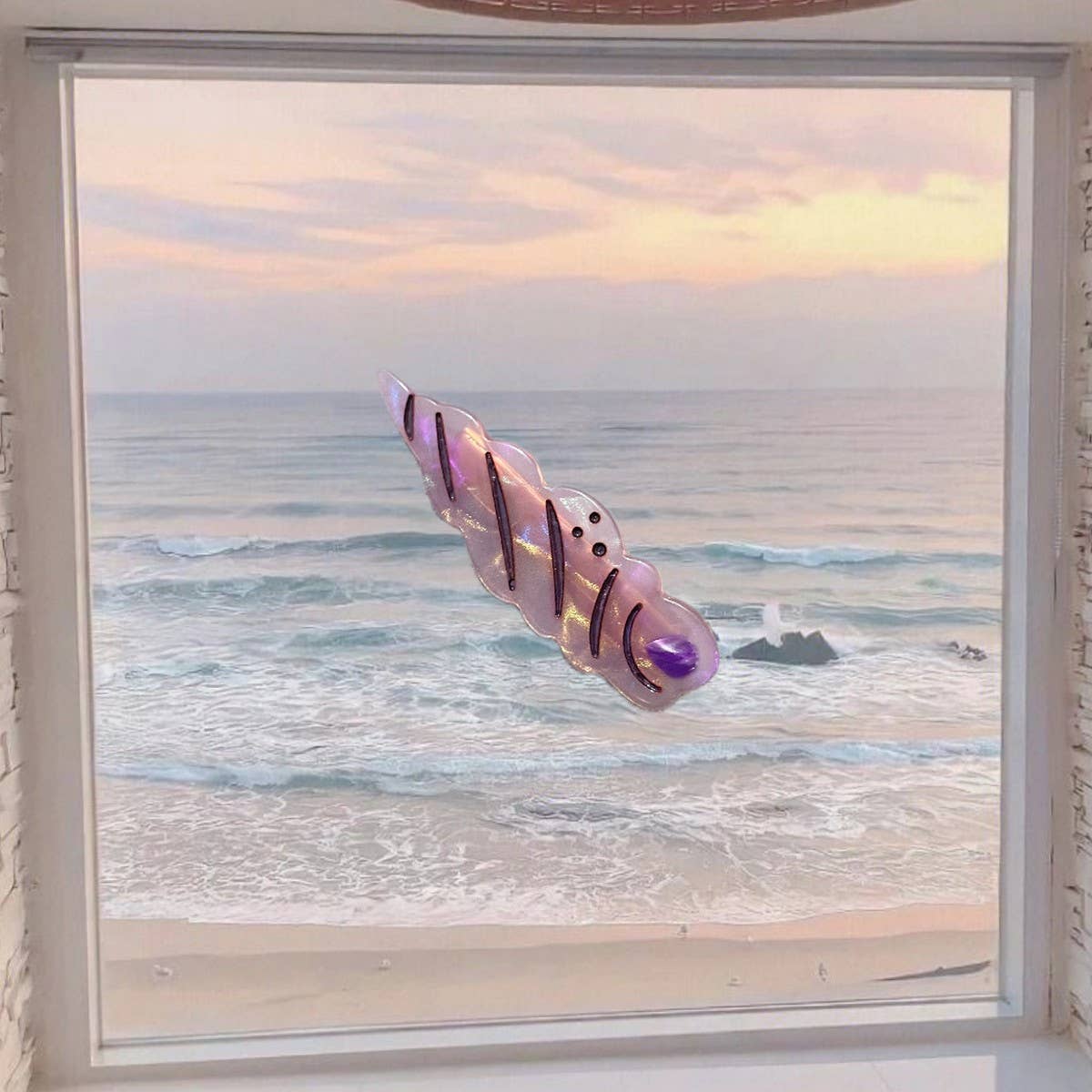 CWAHA4444_NEW OCEAN SERIES CUTE STARFISH HAIRPIN