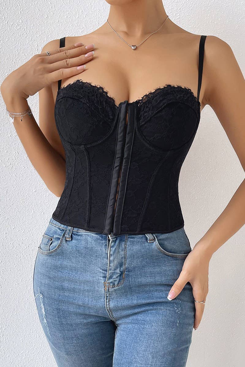 CWTHT0165_LACE SUSPENDERS UNDERWIRE CHEST WRAP VEST