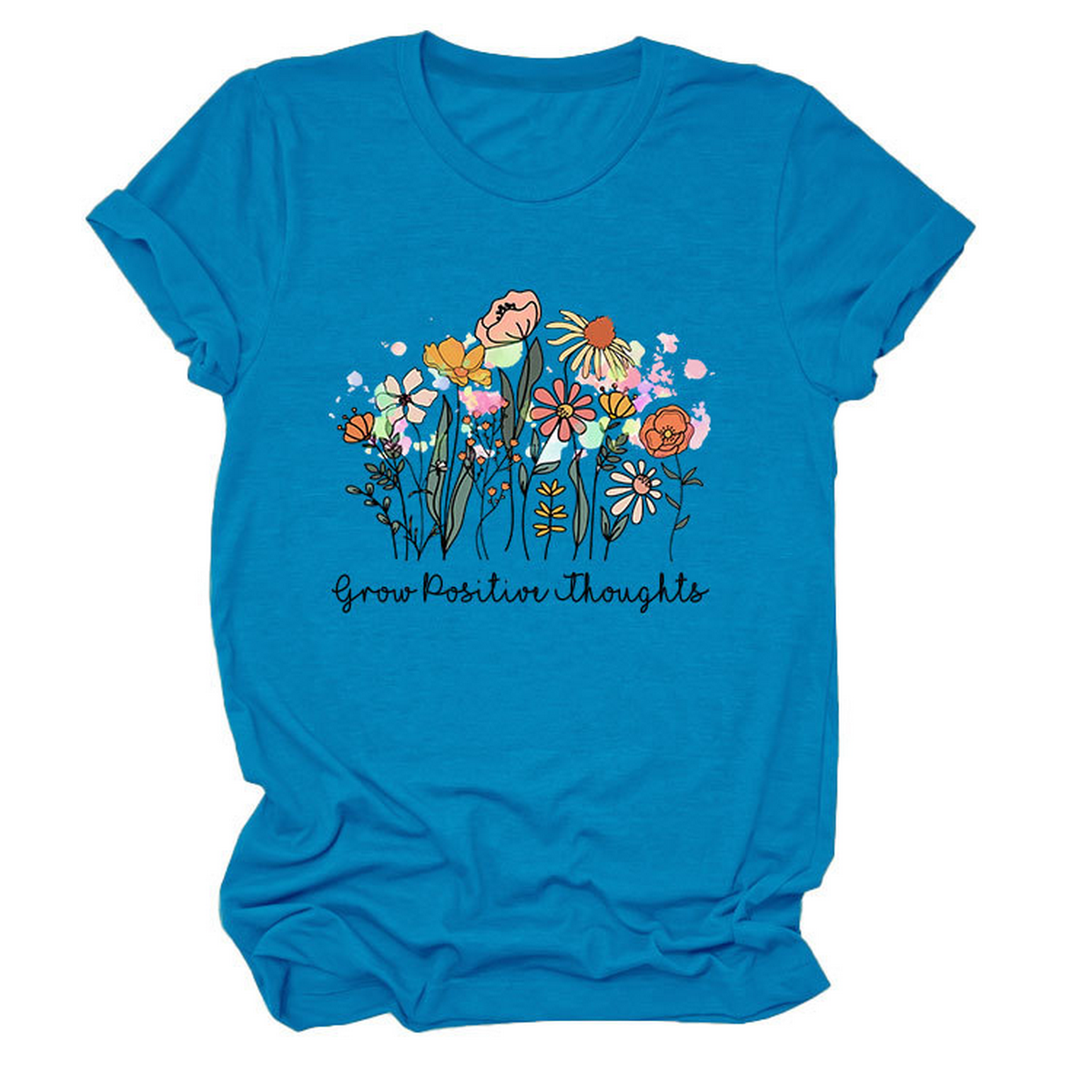Women??¢s Casual Crew Neck T-Shirt, Soft Fit_CWTTS1488