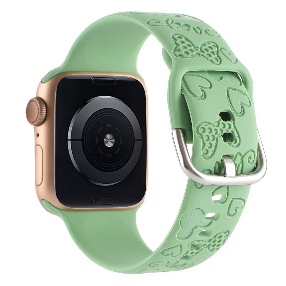 IWATCH8-1 ENGRAVED SILICONE APPLE WATCH9 STRAP