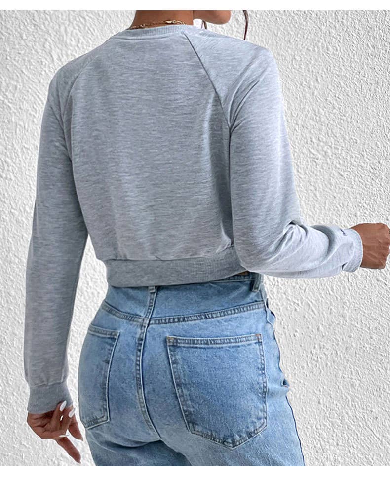 Casual sports shoulder sleeve hoodie