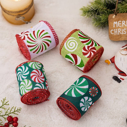 CWMM10204_CHRISTMAS  RIBBON GIFT WRAP DIY BOWS