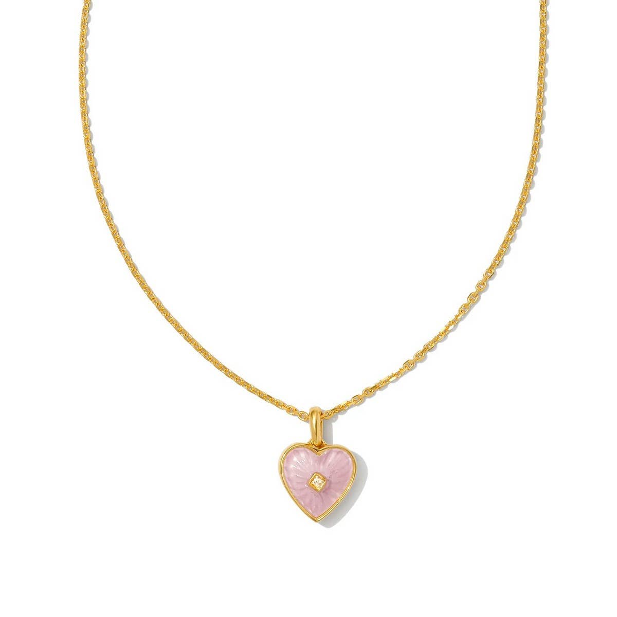 Sweet Heart Shell Pendant Necklace