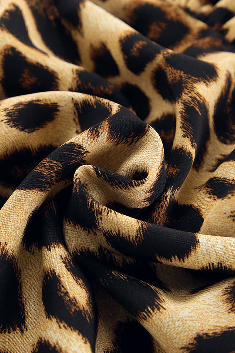 CWSPJ0184_LEOPARD PRINT LOUNGEWEAR PAJAMA SET