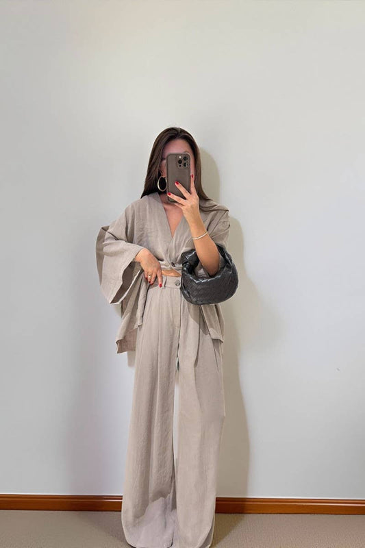 CWSTB00377_V-NECK LONG-SLEEVED TOP AND TROUSERS SUIT