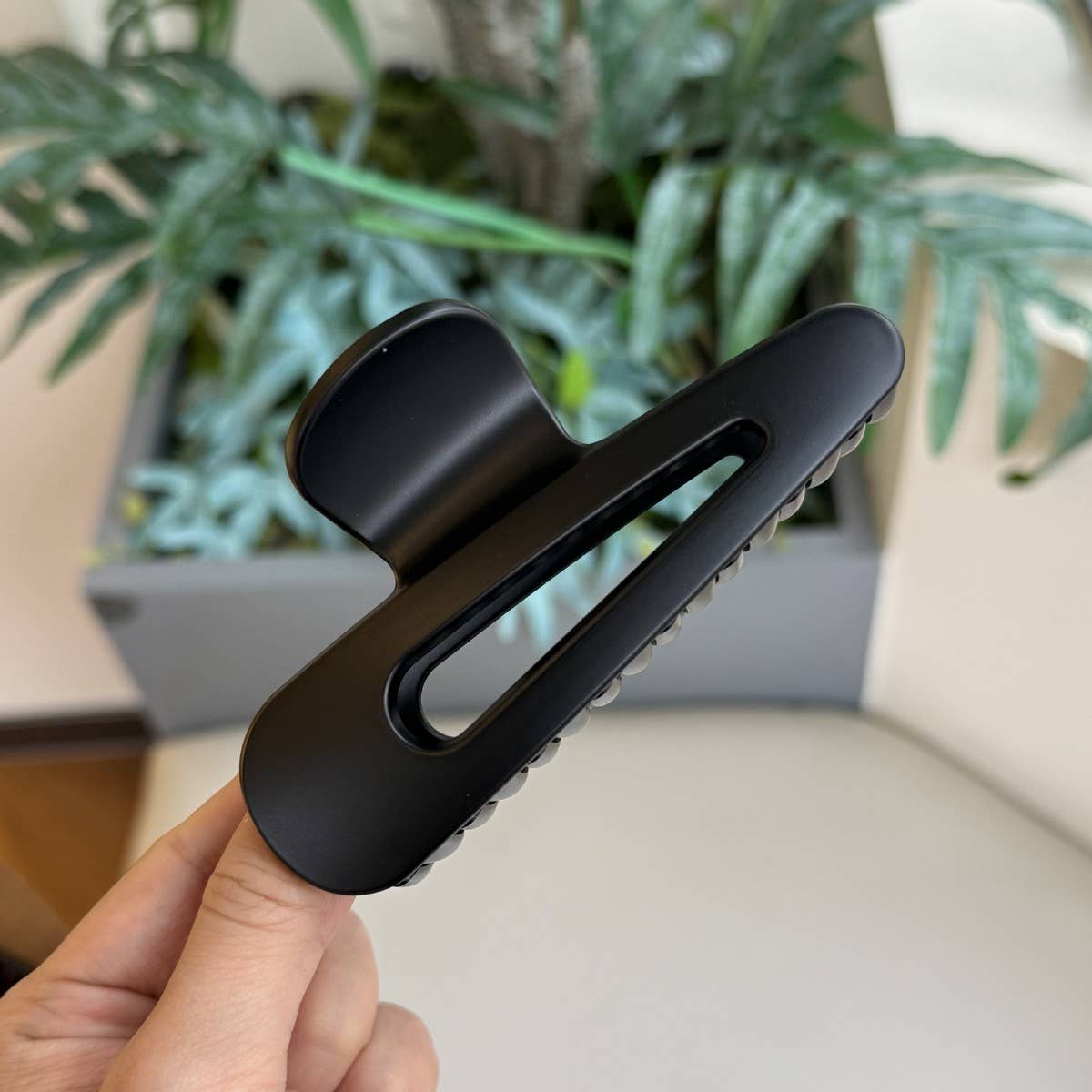 CWAHA4557_HOLLOW WATER DROP BUTTERFLY BUCKLE HAIRPIN