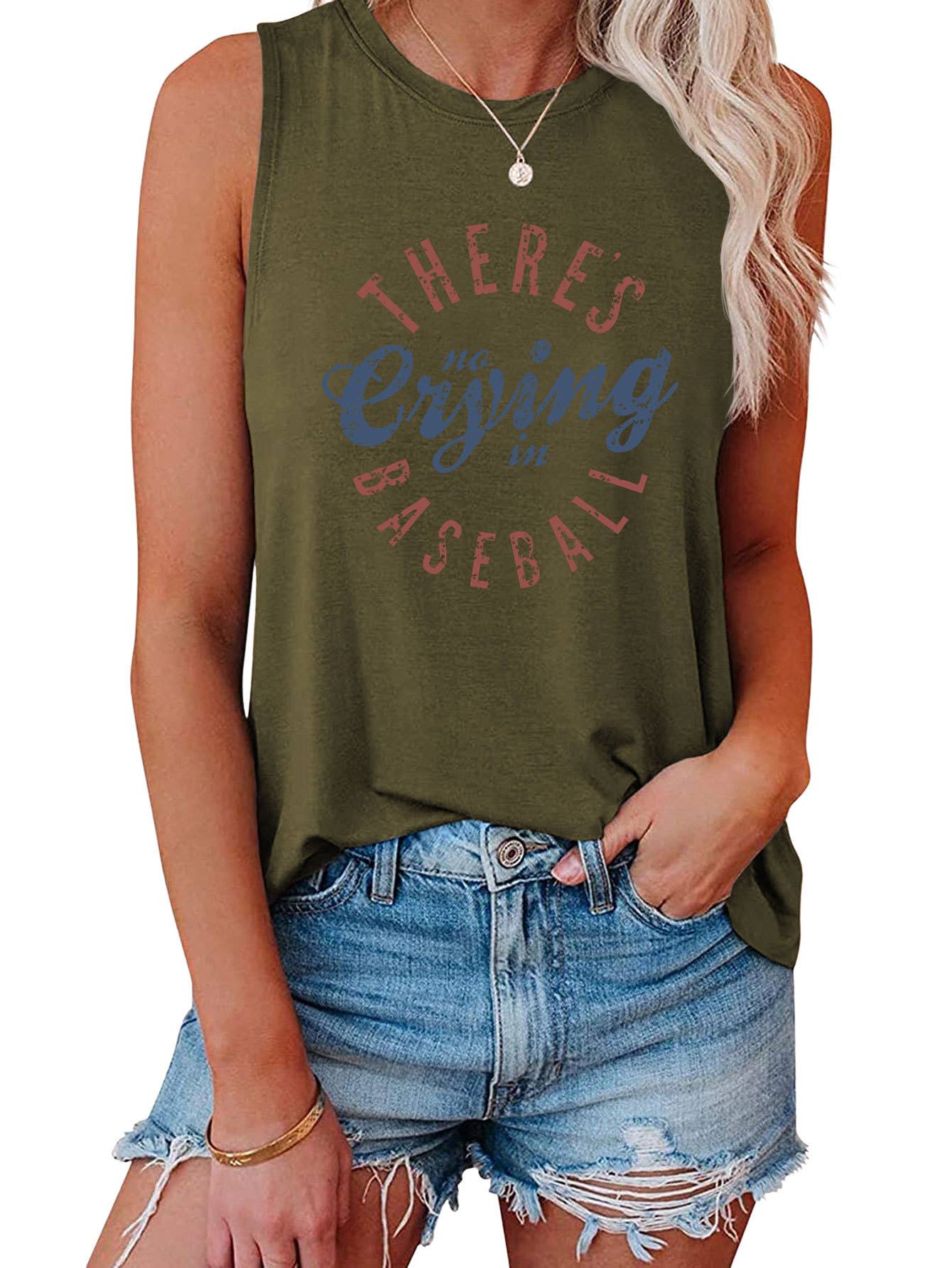 Fashionable loose there's no crying vest