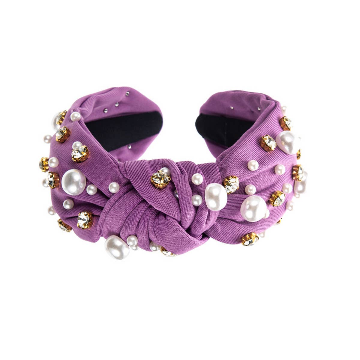 NEW FASHIONABLE WIDE-BRIMMED PEARL HAIRBAND_CWAHA0813