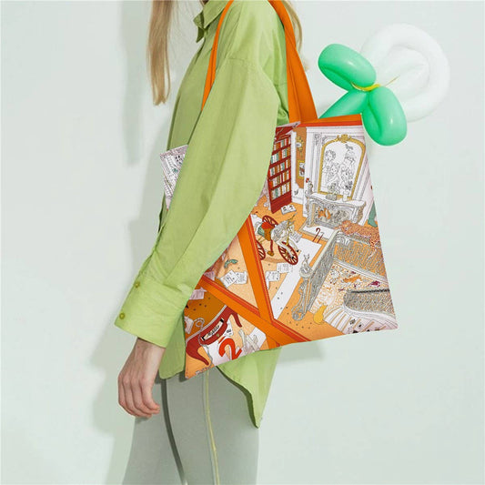 Large Canvas Shoulder Bag for Women_CWAB5123