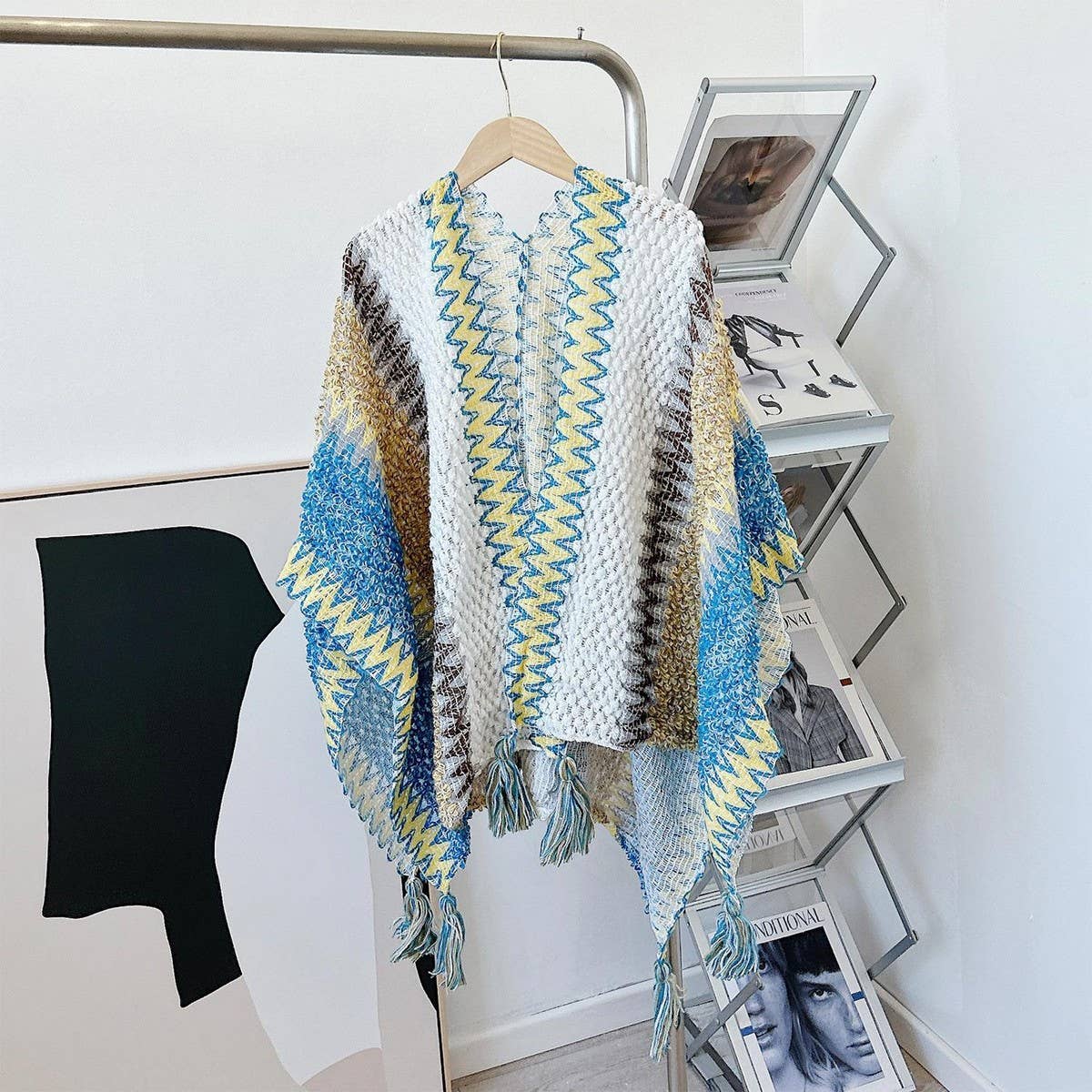 CWASC03124_BOHO TASSEL SHAWL CAPE FOR WOMEN TRAVEL