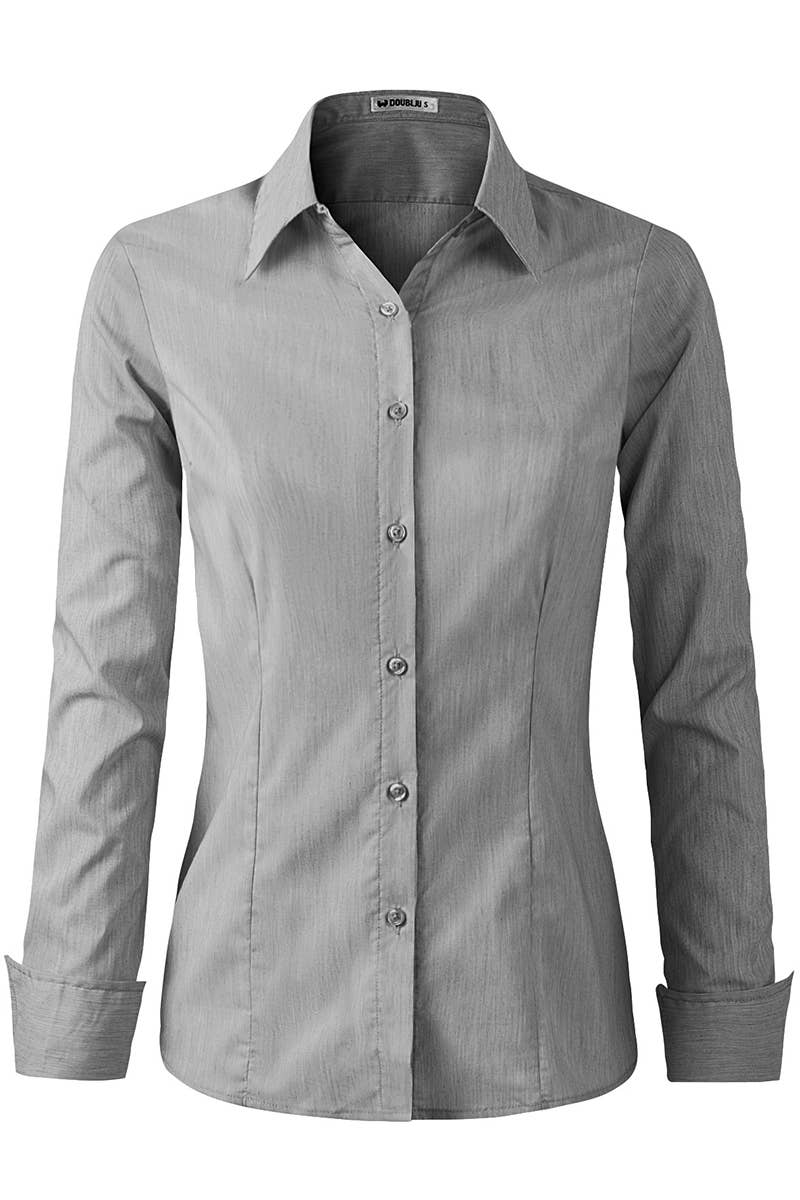 CWTDSL028_Button Down Long Sleeve Collared Shirts