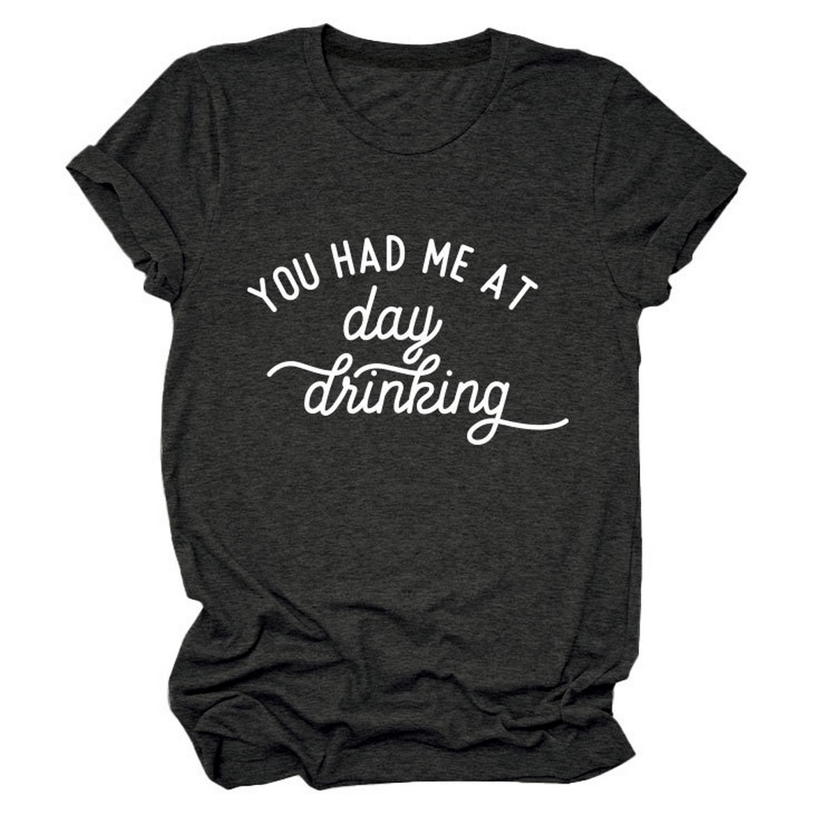 Women?™s Summer Tee Day Drinking Quote Shirt_CWTTSL0491