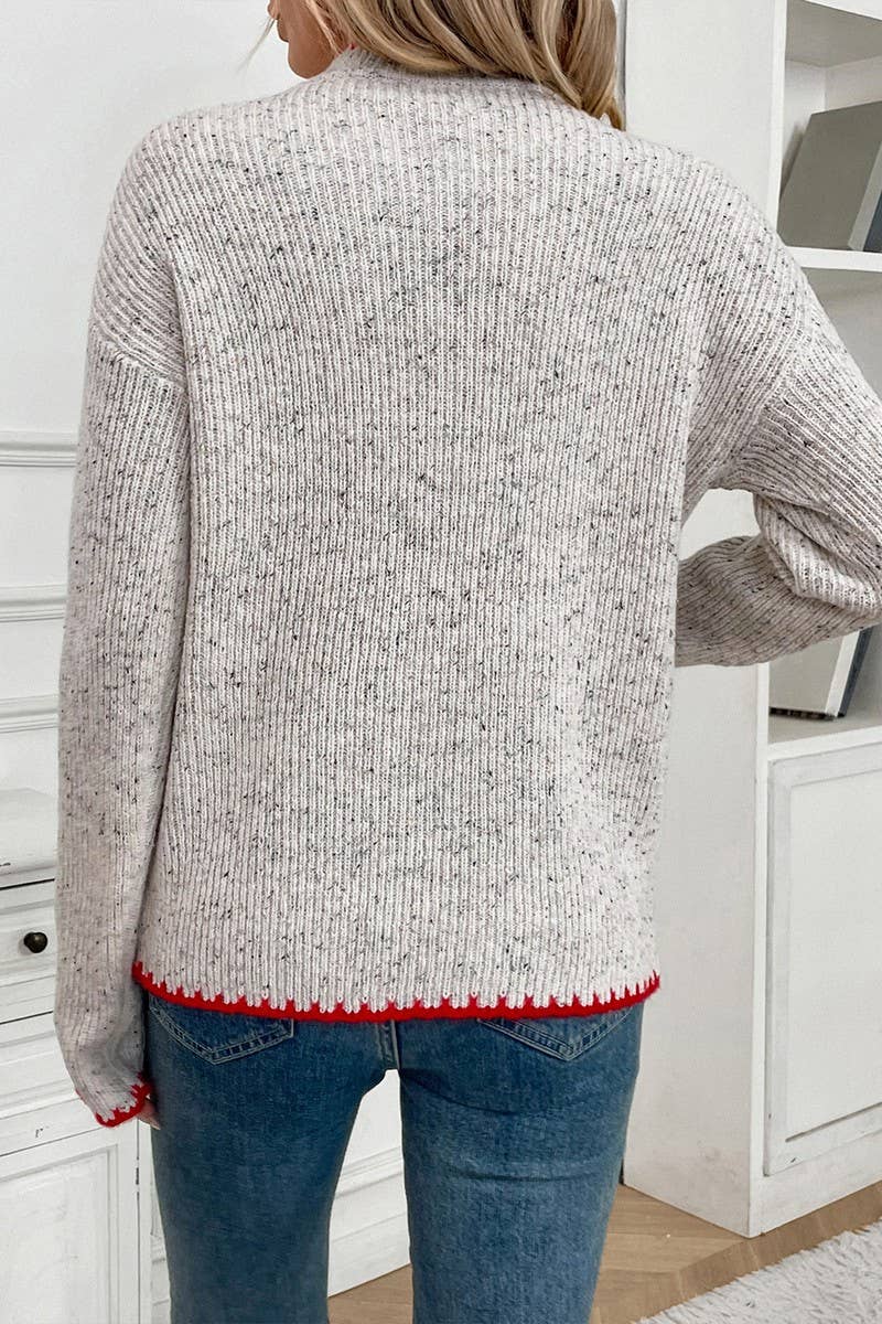 CWOSWL6232_HALF TURTLENECK VALENTINE'S DAY HEART SWEATER