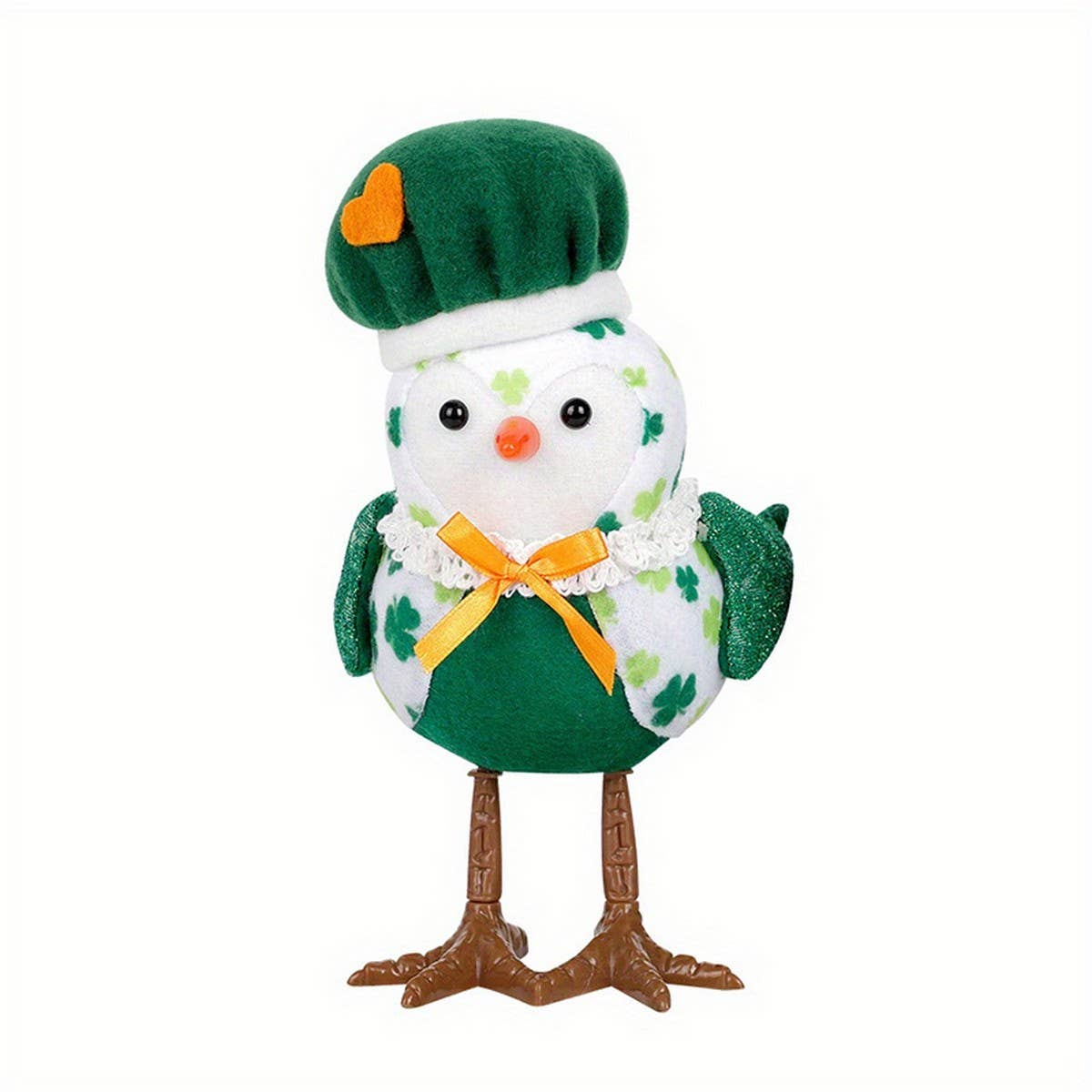 ST. PATRICK'S PARTY GLOWING LIGHT GREEN BIRD DOLL_CWMM3445