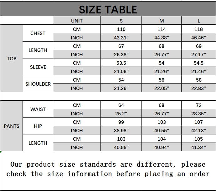 CWSPJ0349_PRINTED LOOSE LONG-SLEEVED TROUSERS PAJAMA SET