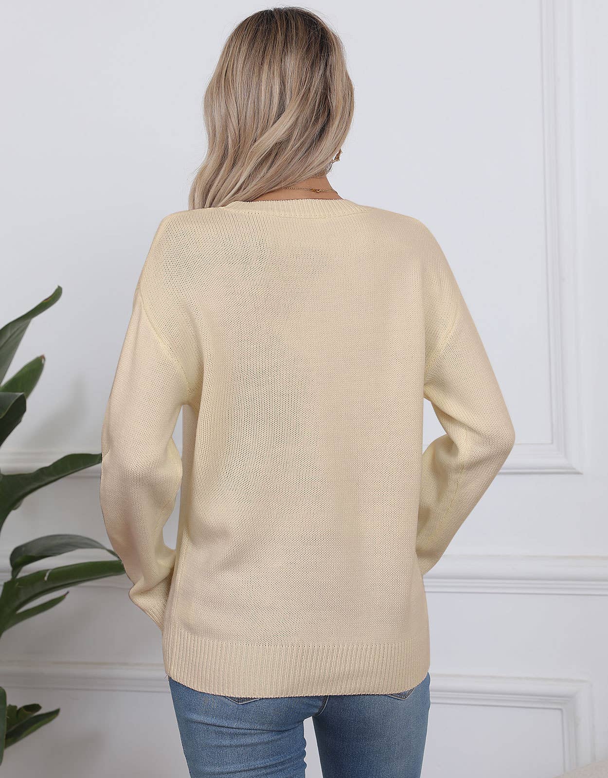 CREW-NECK FLAG EASTER INDEPENDENCE DAY SWEATER