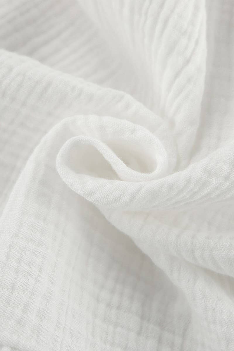 CWSPJ0261_PURE COTTON LONG-SLEEVED PAJAMAS TWO-PIECE SET