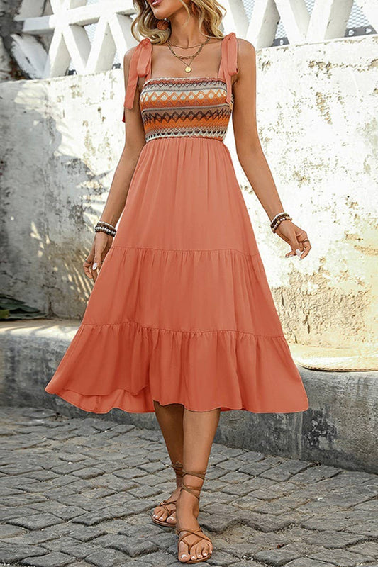 CWDMD4954_SUMMER BOHO ETHNIC PRINT A-LINE SLIP DRESS